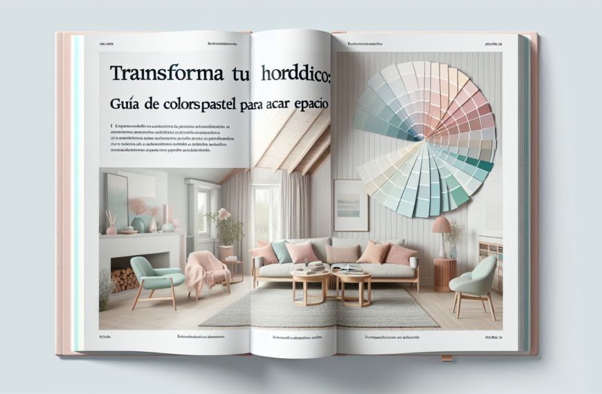 Transforma tu Hogar Nórdico: Guía de Colores Pastel para Cada Espacio