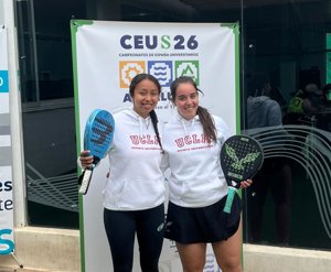 Amaya Alonso y Lucía Dionosio dan a la UCLM el bronce del Campeonato de España Universitario de pádel