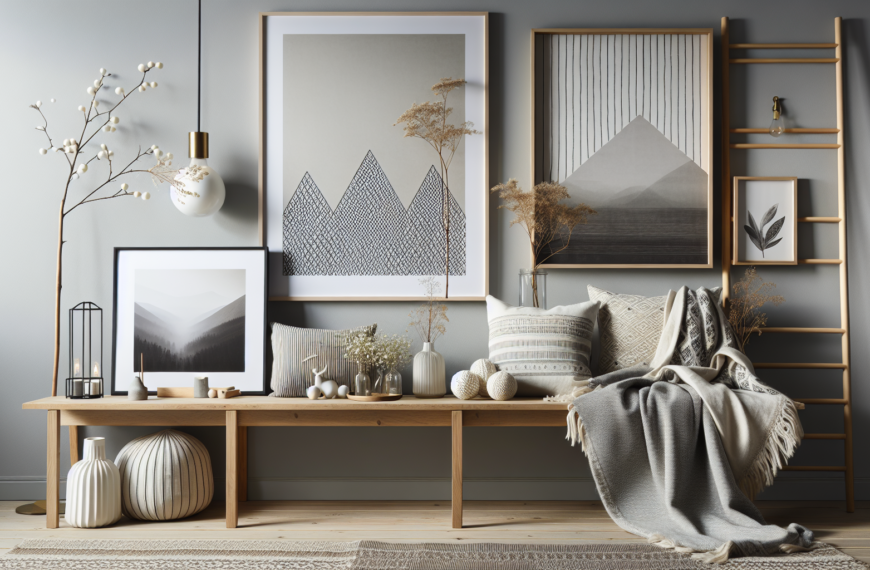 Elegancia Nórdica: Combinaciones de Gris Perla con Madera y Textiles Escandinavos