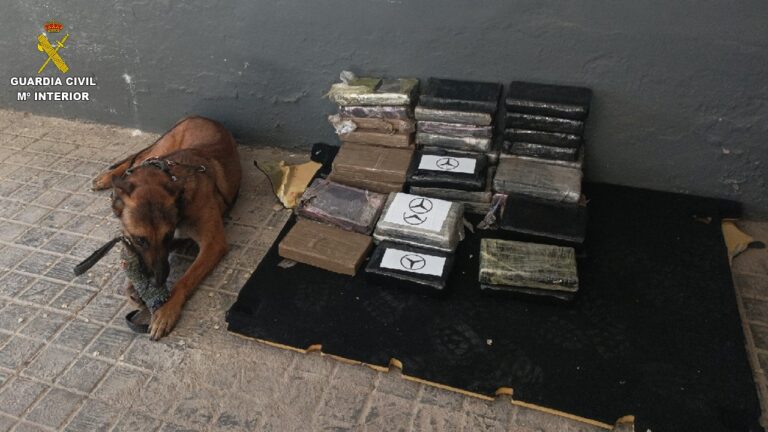 La Guardia Civil interviene más de 45 kilos de cocaína en un control en la A-4 a la altura de Manzanares