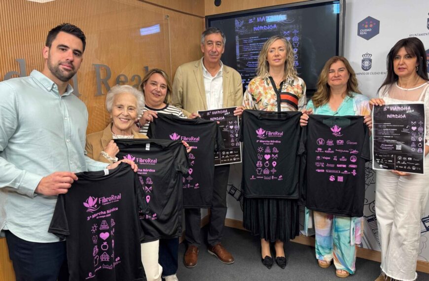 FibroReal organiza su III Marcha Nórdica el 10 de mayo en Ciudad Real