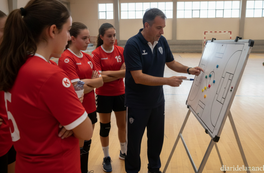 El técnico de las Espartanas, convocado por la federación de balonmano