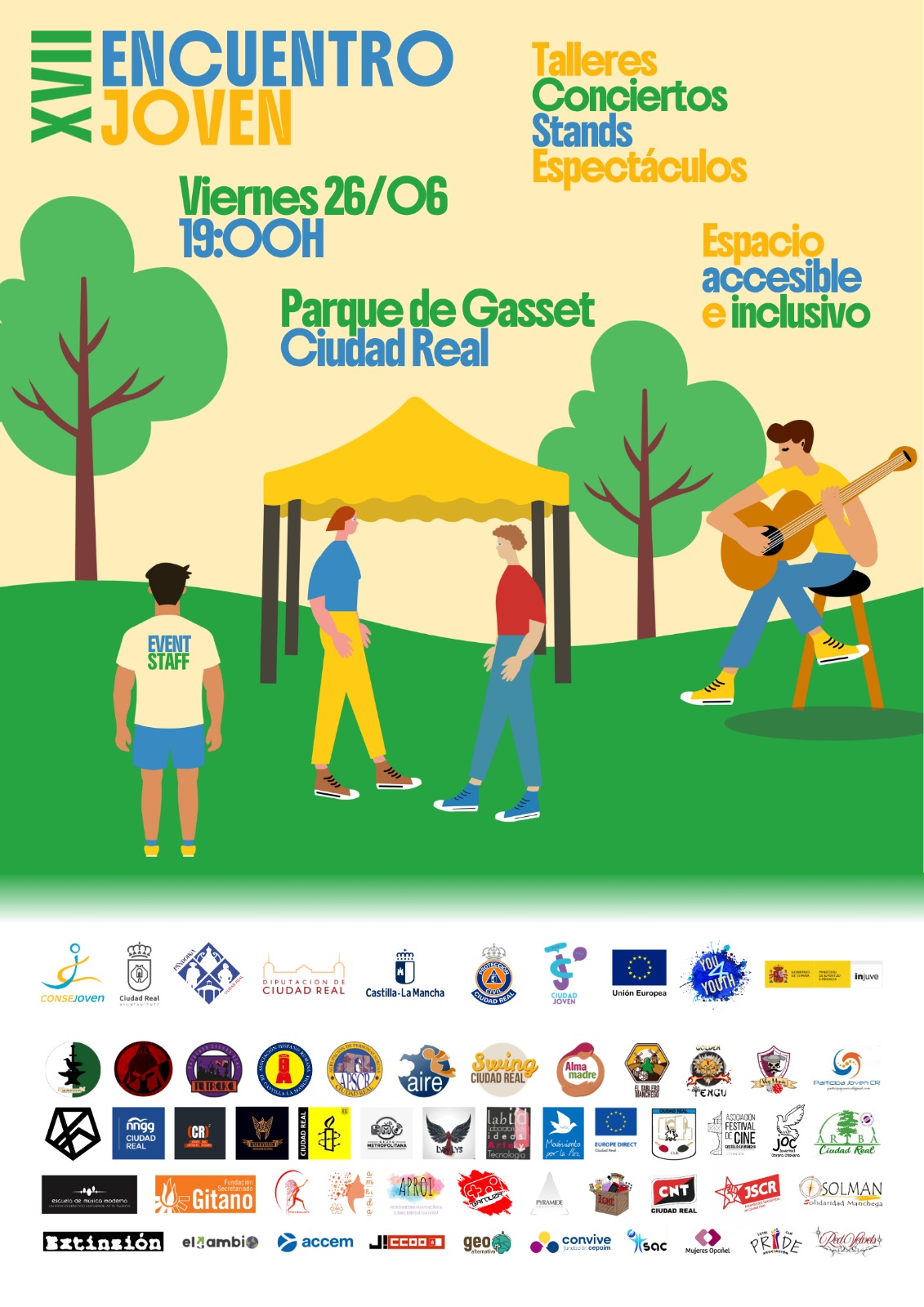 Más de 50 asociaciones en el XVII Encuentro Joven del Parque Gasset