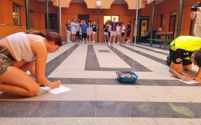 Jóvenes de Valdepeñas durante el curso de monitores de actividades juveniles