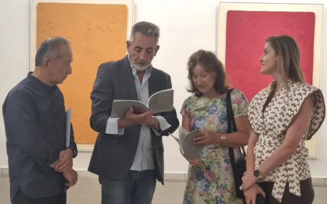 Obras del pintor Teruhiro Ando expuestas en el Museo Municipal de Valdepeñas