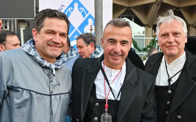Acto de proclamación del Pandorgo 2026 en la Plaza Mayor de Ciudad Real, con autoridades y público asistente durante la Pandorga