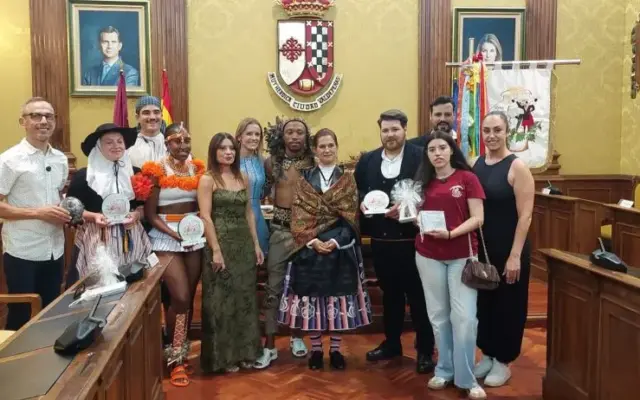 Grupos de danza del XXXVIII Festival Folklórico Internacional Ciudad del Vino en Valdepeñas