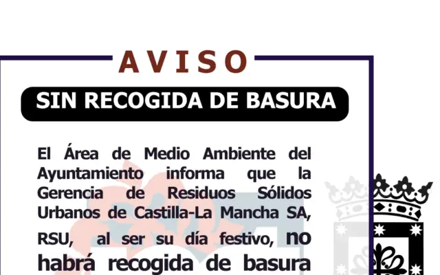 Recogida de basura en Miguelturra