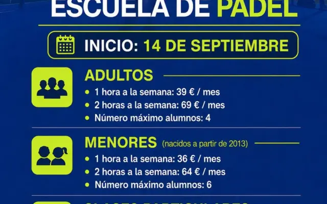 Pistas del Centro de Pádel Salesianos en Puertollano