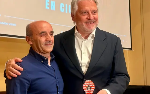 Acto del 50 aniversario de la Peña Athletic Club de Bilbao de Ciudad Real en el Antiguo Casino