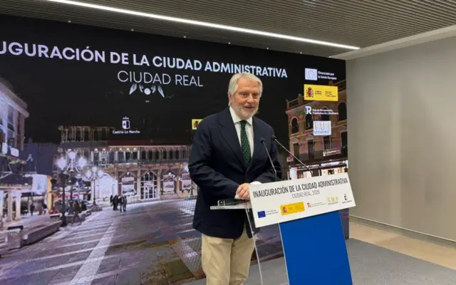 Acto de inauguración de la nueva Ciudad Administrativa de la Junta de Comunidades en Ciudad Real