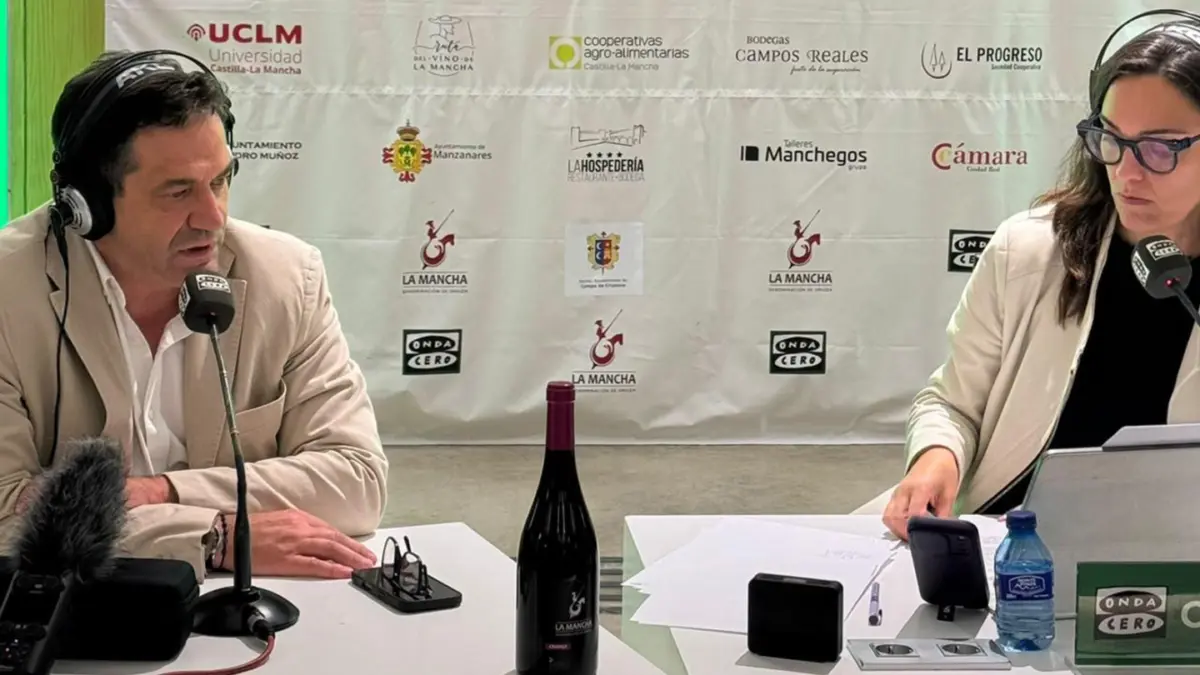 Miguel Ángel Valverde, presidente de la Diputación de Ciudad Real, durante una intervención sobre el sector agrario