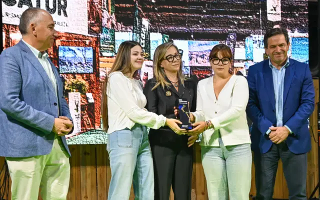 Acto de homenaje a Agustín Palomino durante FERCATUR 2026 en IFEDI