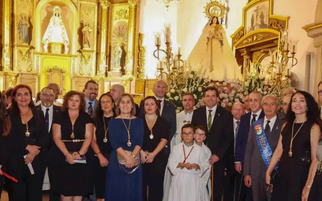Procesion de la Virgen del Monte por las calles de Bolanos de Calatrava