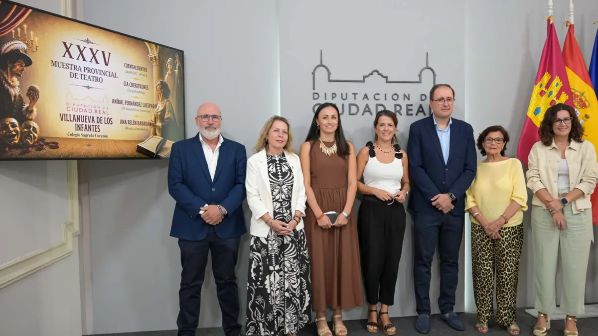 Presentacion de la XXXV Muestra Provincial de Teatro de la Diputacion de Ciudad Real