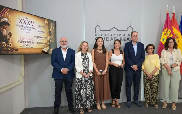 Presentacion de la XXXV Muestra Provincial de Teatro de la Diputacion de Ciudad Real
