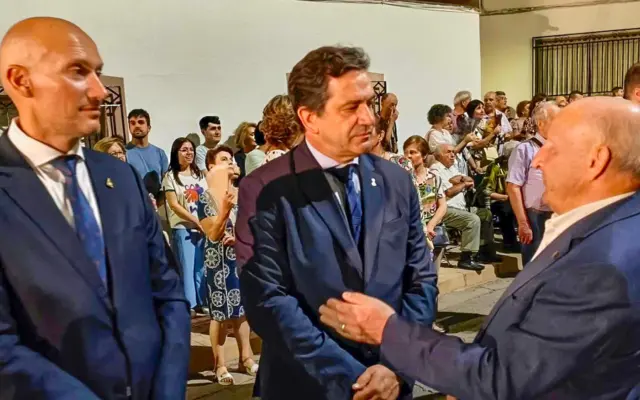 La Virgen del Monte durante su regreso a Bolaños de Calatrava