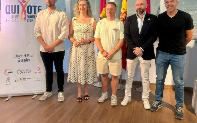 Presentación de la III Quixote World Cup de patinaje freestyle en Ciudad Real