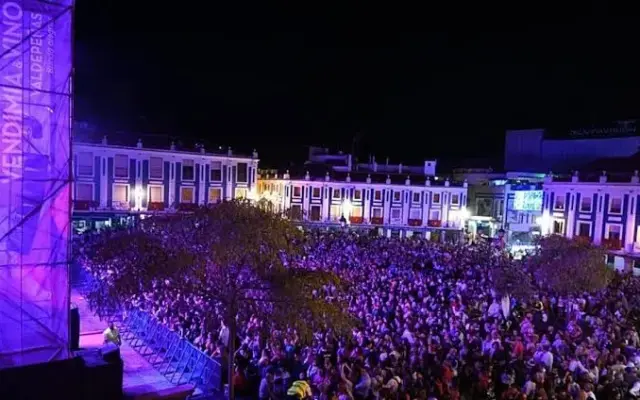 Cartel e inicio de las LXXIII Fiestas de la Vendimia y el Vino de Valdepeñas