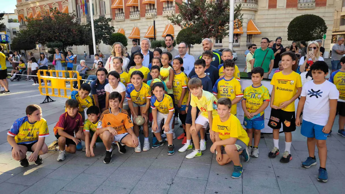Actividades deportivas en la Plaza de la Constitución de Ciudad Real durante la Semana Europea del Deporte