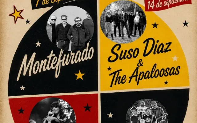 Cartel del festival Lunes de Música en el Museo en el patio del Museo López Villaseñor de Ciudad Real