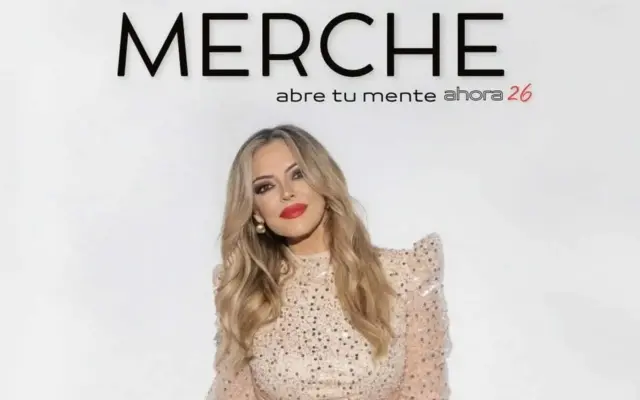 Merche durante un concierto de su gira Abre tu mente Ahora 2026