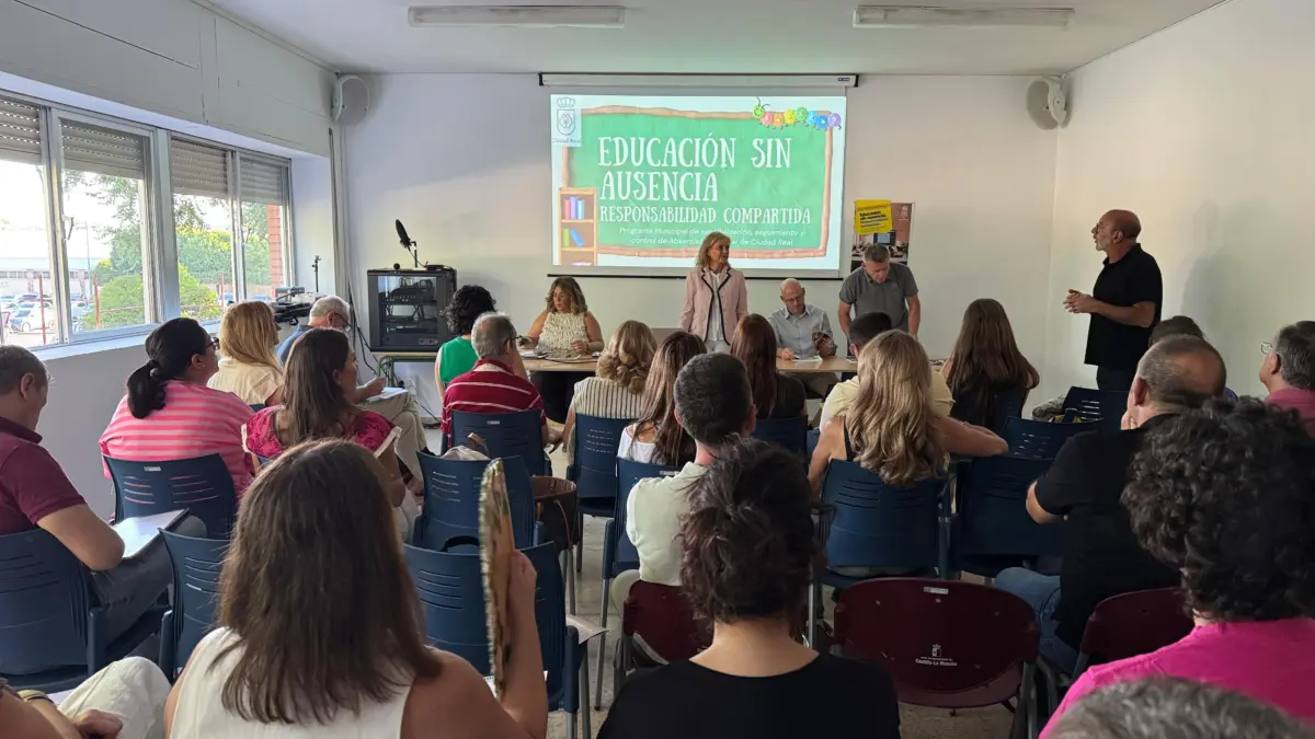 Presentación del protocolo municipal de absentismo escolar de Ciudad Real