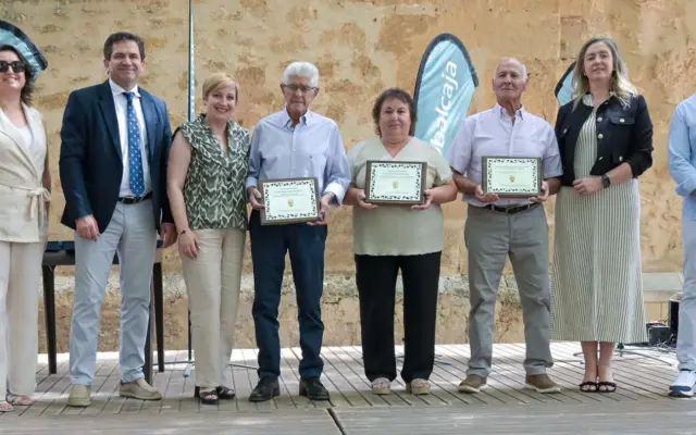 Miguel Ángel Valverde en la Feria Agroalimentaria de Argamasilla de Alba