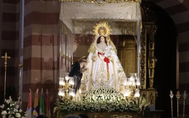 Función solemne en honor a la Virgen del Rosario en la Parroquia de Santa Quiteria, Alcázar de San Juan