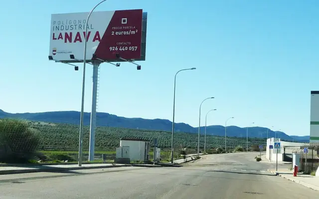 Vista del polígono industrial La Nava en Puertollano