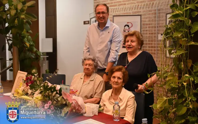 Acto de homenaje a las personas centenarias de Miguelturra en la Casa de la Capellanía durante las Ferias y Fiestas 2026