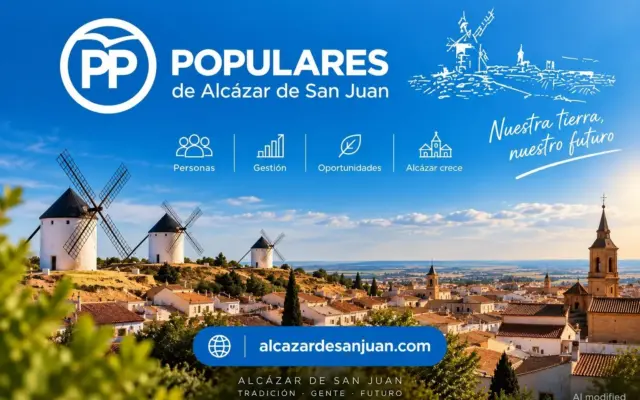 Comparecencia del PP de Alcázar de San Juan sobre la Feria y Fiestas 2026