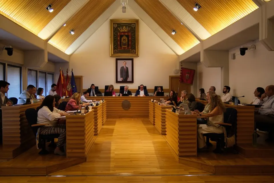 Salón de Plenos del Ayuntamiento de Ciudad Real durante la sesión plenaria de septiembre de 2026