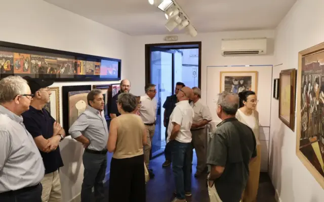 Exposición de José Ortega y Pepe Díaz en la Galería Marmuán de Alcázar de San Juan