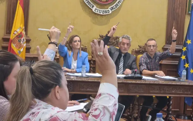 Sesión del pleno del Ayuntamiento de Valdepeñas
