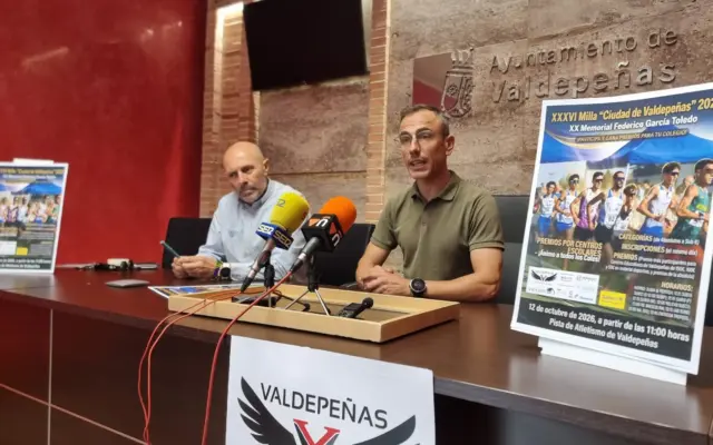 Presentación de la XXXVI Milla Ciudad de Valdepeñas y el XX Memorial Federico García Toledo