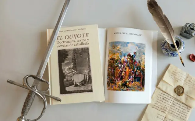 Presentación del libro de María José Manzanares sobre las fuentes del Quijote en Pedro Muñoz
