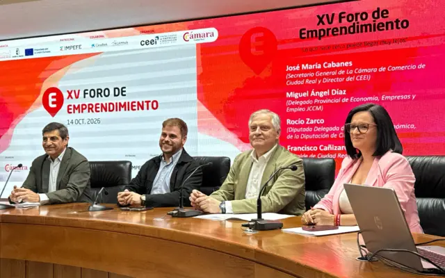 Inauguración del XV Foro de Emprendimiento de la Cámara de Comercio y el CEEI en Ciudad Real