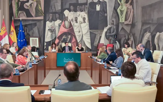 Sesión plenaria de la Diputación de Ciudad Real en la que se aprobó la Cuenta General de 2025