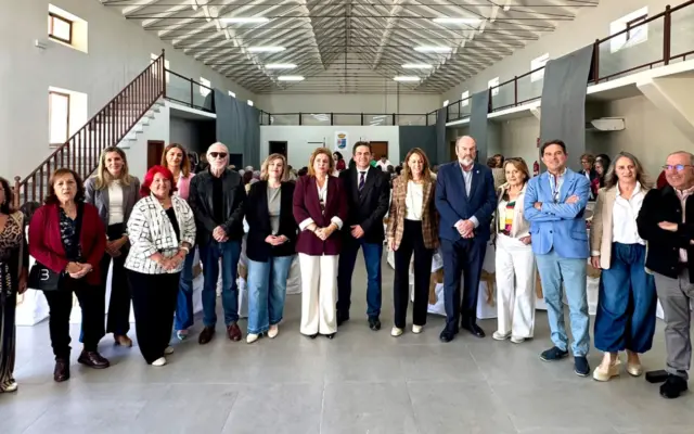 Autoridades en el Encuentro de Mujeres en Igualdad celebrado en Agudo