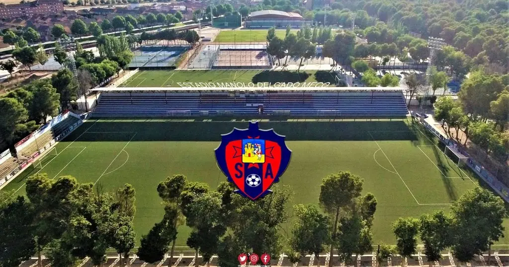 Vista aérea del Campo Municipal Manuel Delgado Meco de Alcázar de San Juan