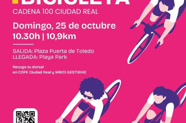 Cartel de la XIII edicion del Dia de la Bicicleta en Ciudad Real