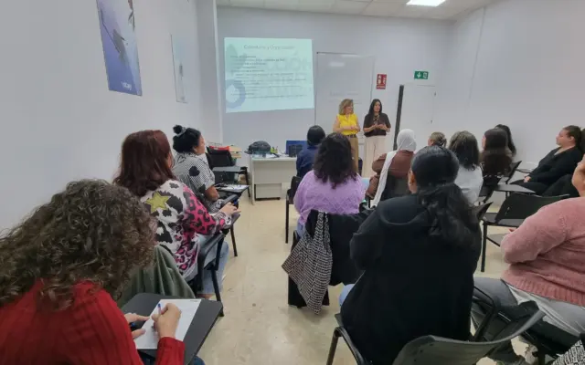 Mujeres participantes en la formación de la Escuela de Empleo de Valdepeñas