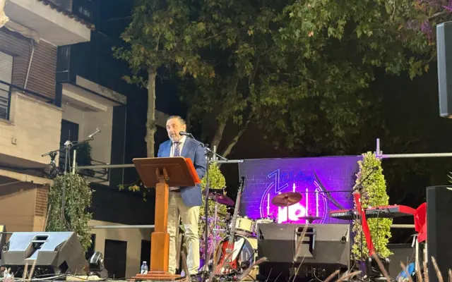 Acto de inauguración de las fiestas del barrio del Pilar en Ciudad Real