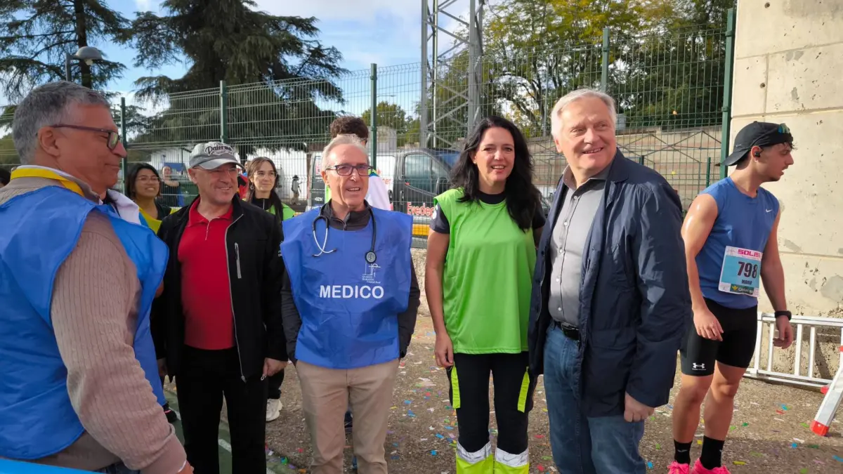 Corredores en la salida de la XXX edición del Quijote Maratón en Ciudad Real