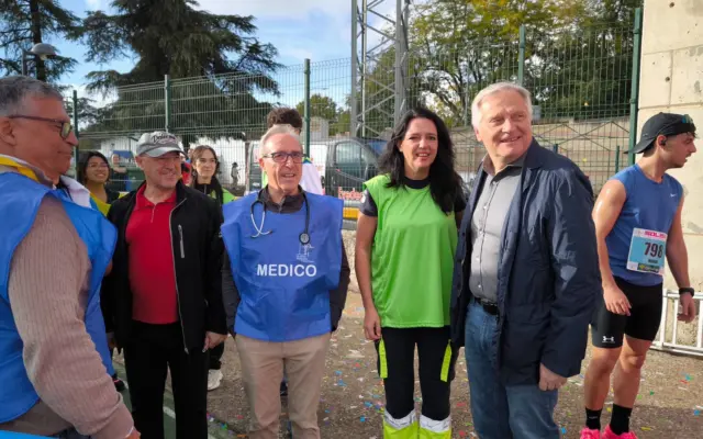 Corredores en la salida de la XXX edición del Quijote Maratón en Ciudad Real