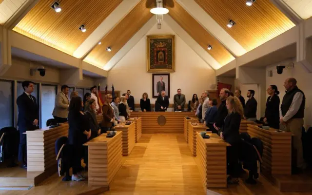 Minuto de silencio en el Pleno del Ayuntamiento de Ciudad Real