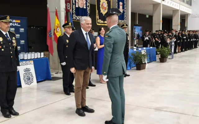 Acto institucional por la festividad de los Santos Ángeles Custodios, patrón de la Policía Nacional, en Ciudad Real