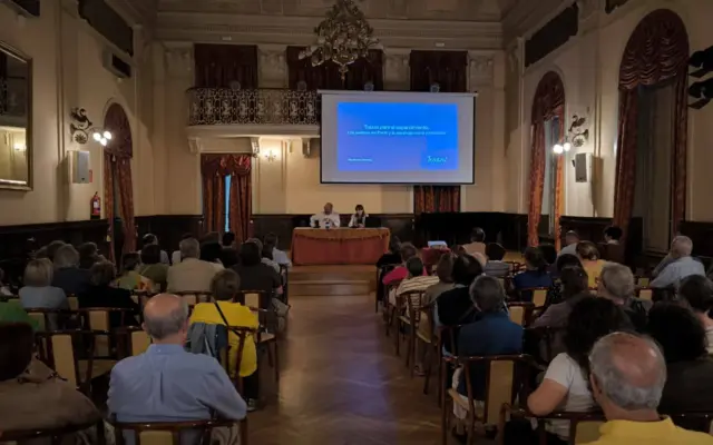 Primera conferencia del ciclo ligado a la exposición Trazas en el Antiguo Casino de Ciudad Real