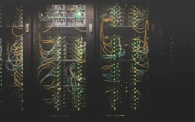 Servidores en un centro de datos